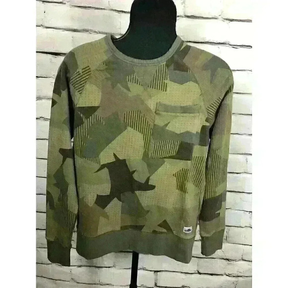 Penfield Other - Nwt Penfield Mens Size XS Green Camo Long Sleeve Bridgeport Crew Sweater